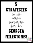 Are you preparing your students for a standardized test or searching for Georgia Milestone Test Practice? This Georgia Milestones Test checklist ...