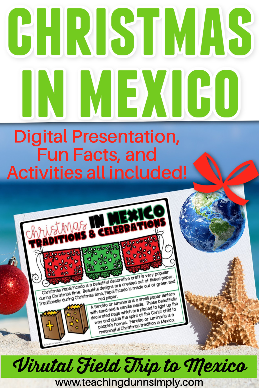 Christmas around the world Mexico is a warm way to spend the day!