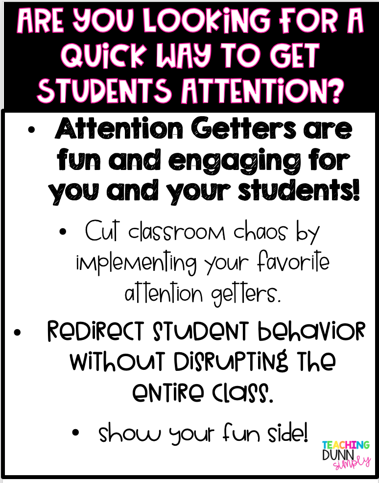 Attention Getter For Kids