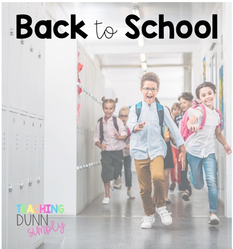 Back to School activities that will help set a positive tone for the school year.