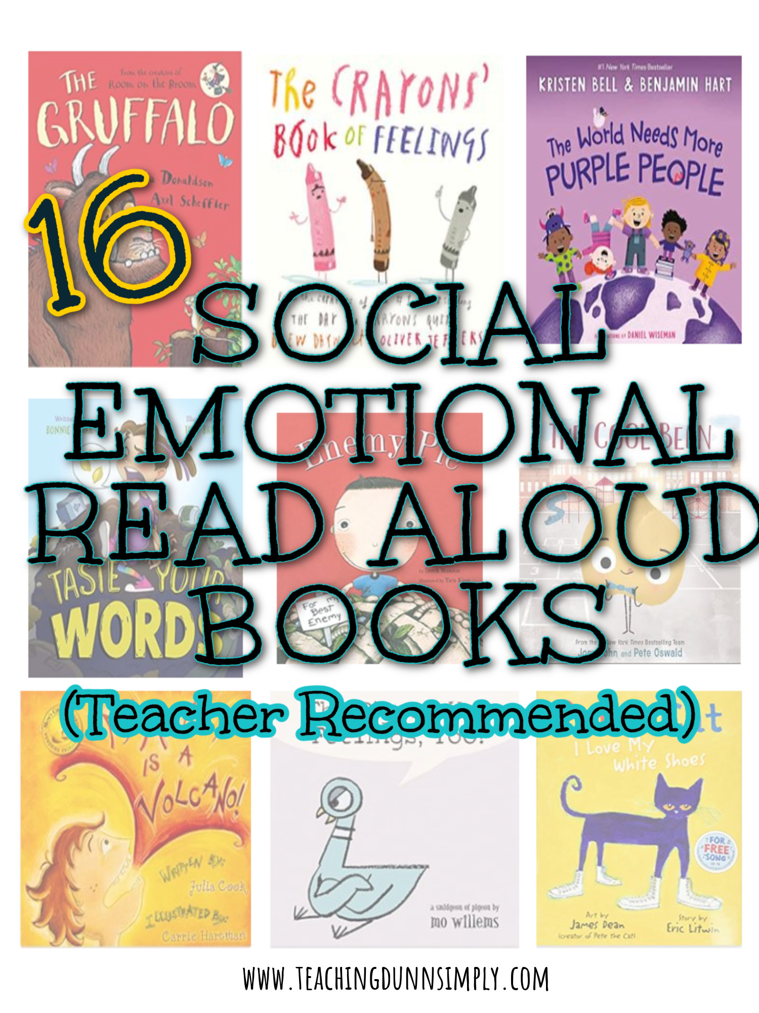 Books on Social-Emotional Learning is a great way to invest in your students well being with this teacher recommended list of social emotional books
