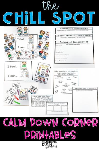 Calm down corner ideas that I have for you include everything you need.