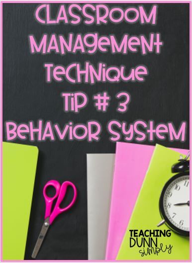 Find a classroom management system that works for you and your students. Having a classroom management system like Class Dojo and Behavior Bucks is effective!
