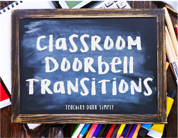 Classroom doorbell is perfect for transitions in the classroom. Transitions in the classroom can be as easy as one click.