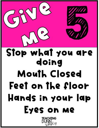 Be sure and download the free list now! Different types of attention getters include a classroom doorbell.