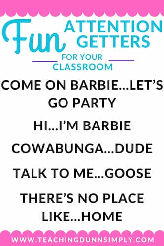 Have a good time with these fun attention getters. Fun attention getters are always a great idea!