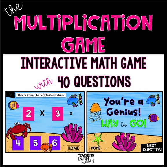 You must use these digital fun multiplication games. Fun multiplication games students will love to play!
