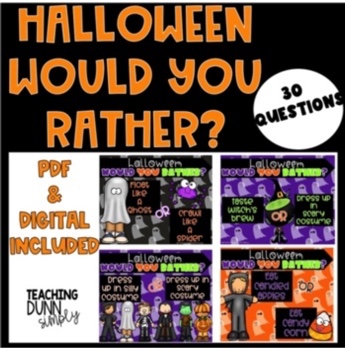 Would You Rather Halloween Edition - Classful