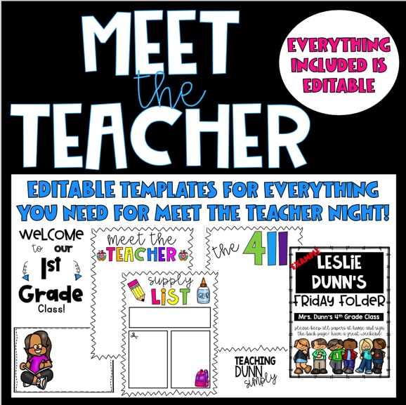 Check out these fun meet the teacher ideas!
