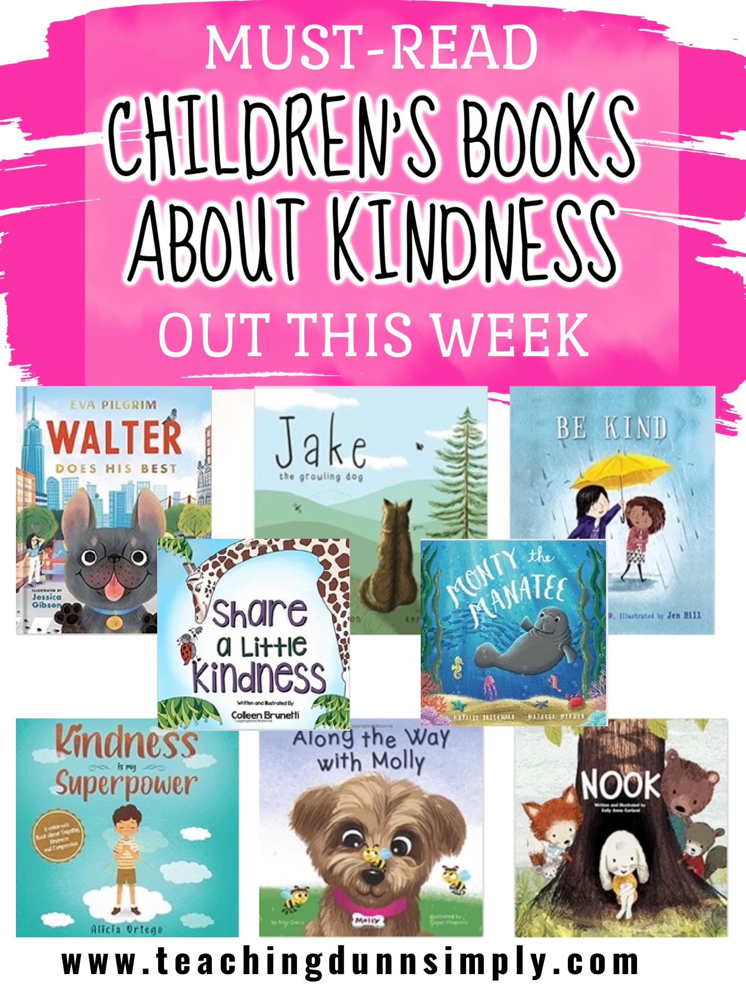 Preschool books about kindness are so much fun!
