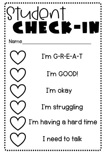 Student check-in form is an essential component in every classroom.