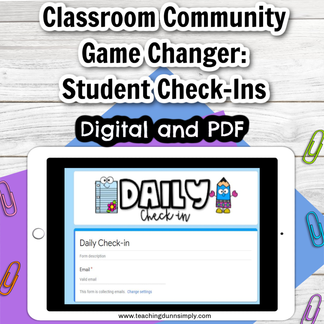 If you are looking to have a structured classroom check out student-check-ins.