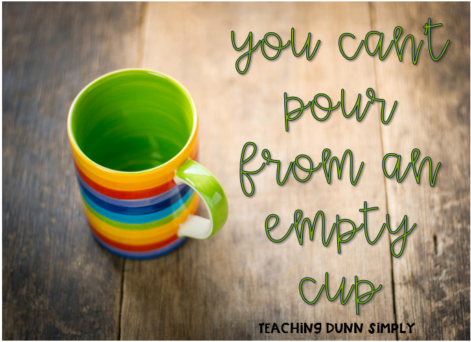 Encouragement for teachers can be found here! Take care of yourself!