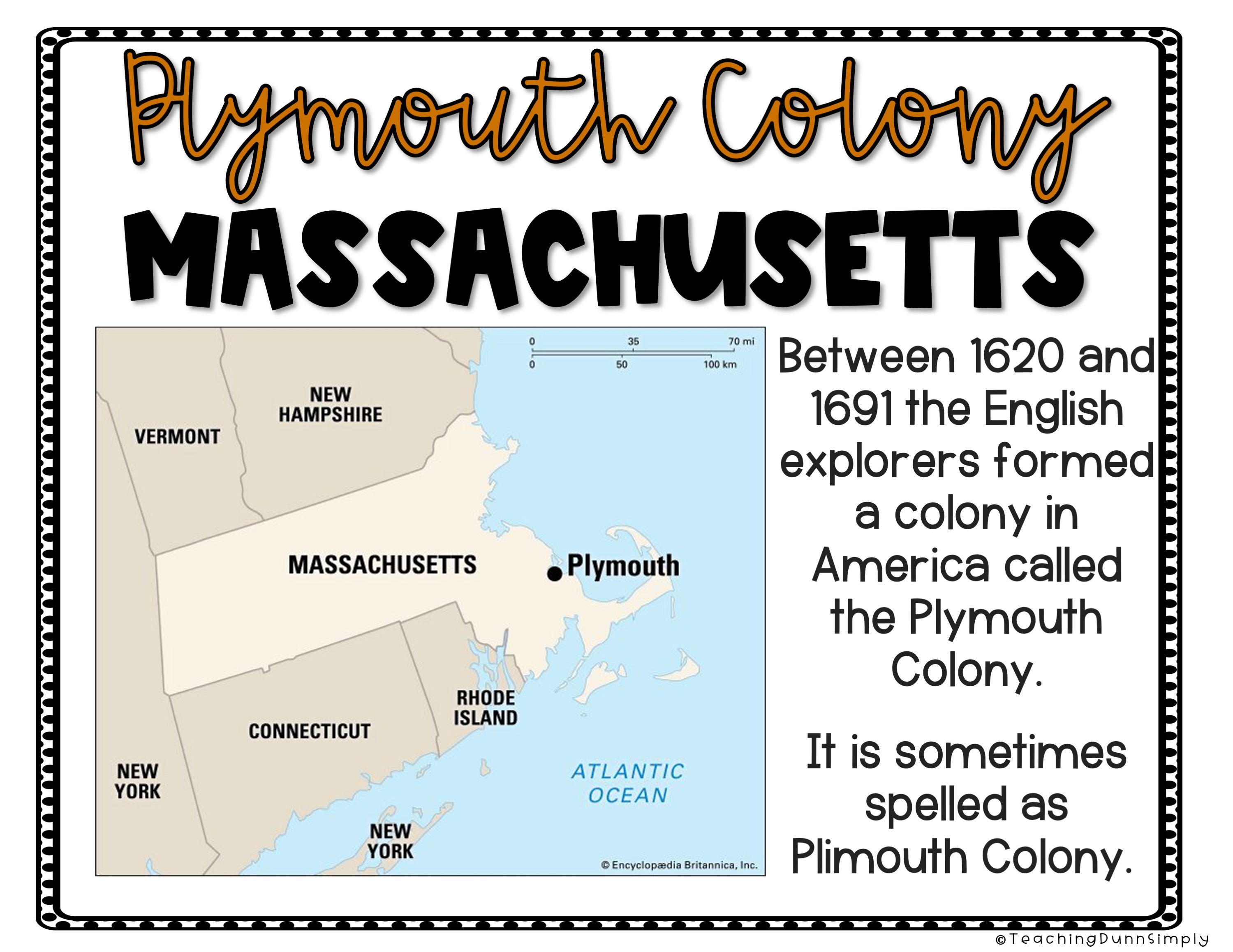 History of Plymouth Colony is included in this Plymouth Planation virtual field trip. Students will learn all about the history of Plymouth Colony.