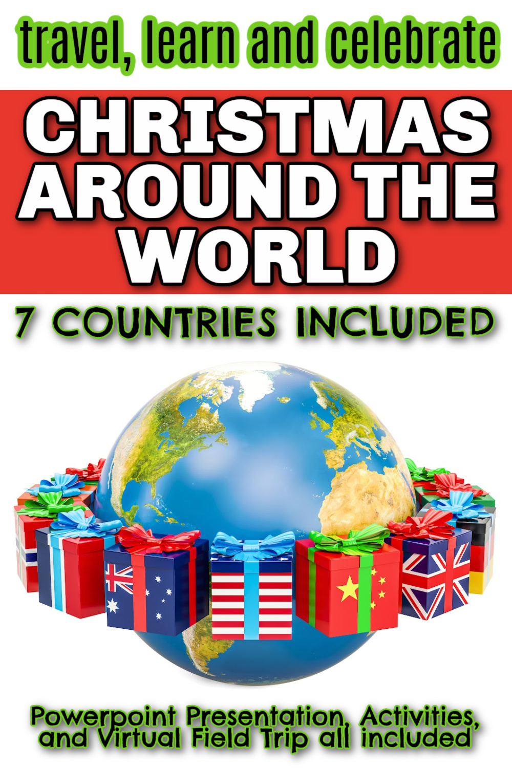 Traditions of Christmas around the world is a topic students will enjoy learning and always remember. Let’s load up and take a trip celebrating Christmas around the world! 