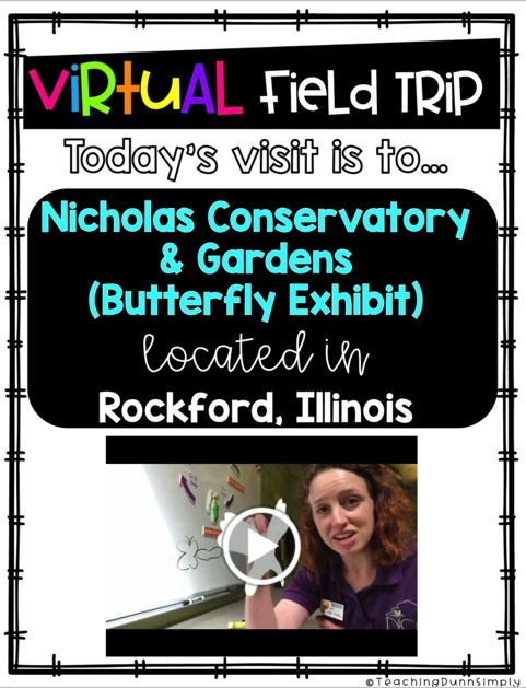 Students will love learning on a virtual field trip Butterfly Garden. Virtual field trip Butterfly Garden is a great place to travel with students.