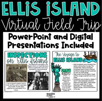 Virtual Field Trip to Ellis Island is standards-based and includes activities! Virtual Field Trip to Ellis Island is a great learning experience.