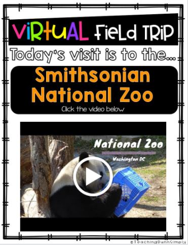 Washington DC zoo virtual field trip is a must-see! Washington DC zoo virtual field trip is a must-see attraction on a Washington DC virtual field trip.