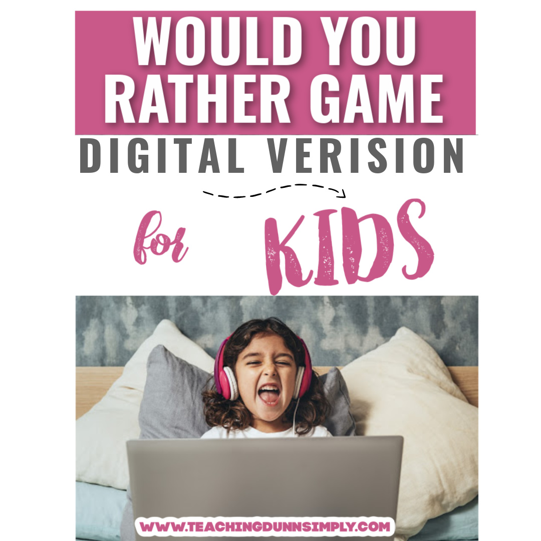 Encourage students to discuss their choices and reasoning with Would you rather for kids.