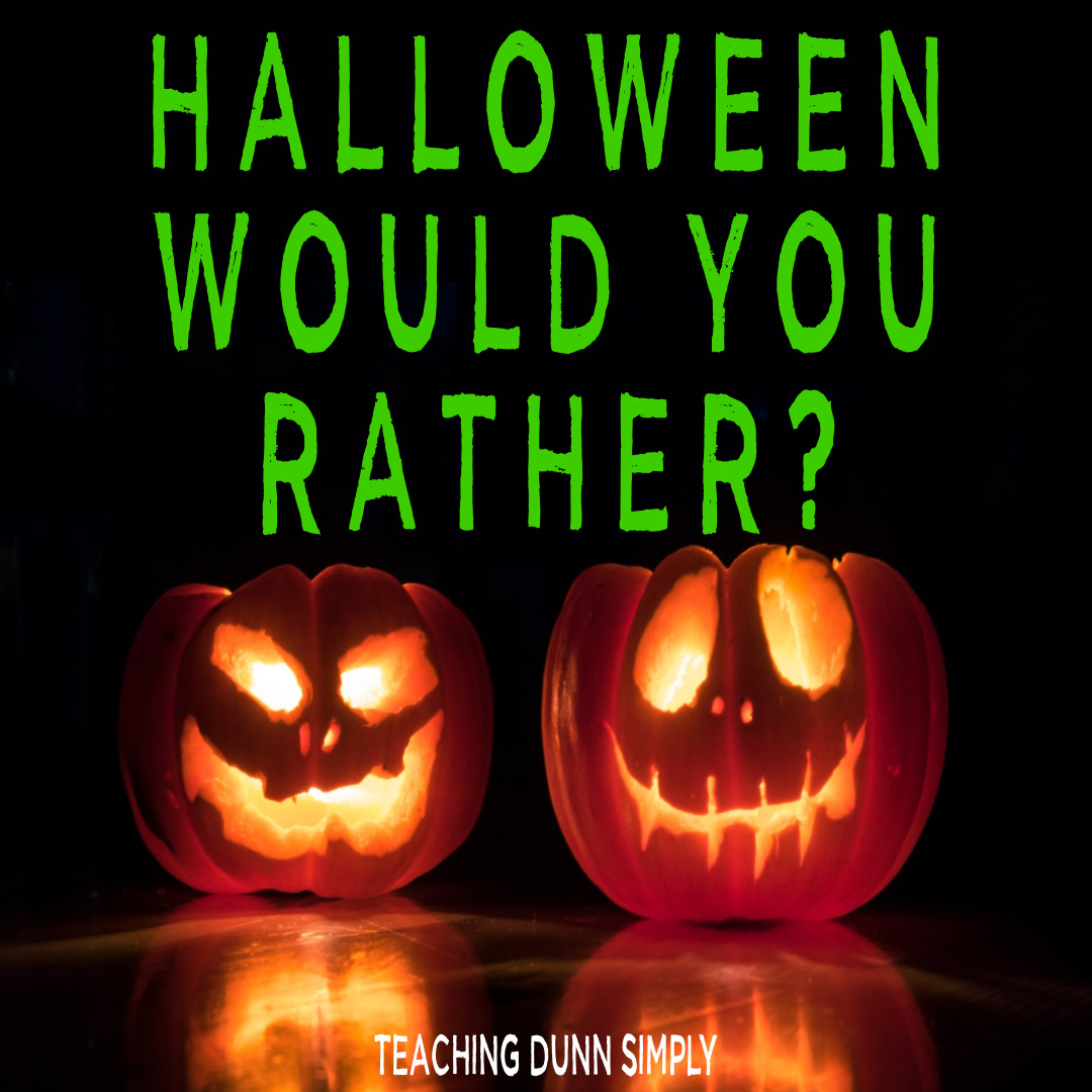 Would You Rather Activity - Halloween Edition | Fun Halloween Party Game  for Kids